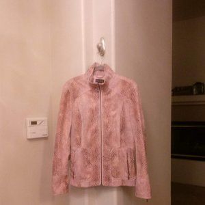 Dialogue Pink Snake Print Jacket